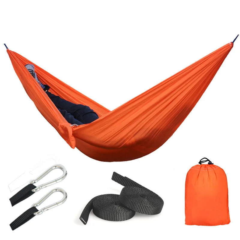 Camping Hammock Double Single Portable Hammocks with 2 Tree Straps Lightweight  Hammocks for Travel Beach Backyard Patio Hiking 