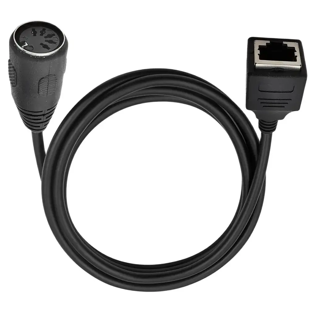 MIDI DIN 5PIN Male To Rj45 8p8c Audio Connection Cable MIDI To RJ45 Adapter Cable With Gold 5 PIN DIN 0.5/1/1.5m