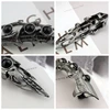 Vintage Punk Dragon Claw Finger Ring For Women Dark Black Skeleton Knuckles Armor Gothic Punk Rings Jewelry Accessories 5