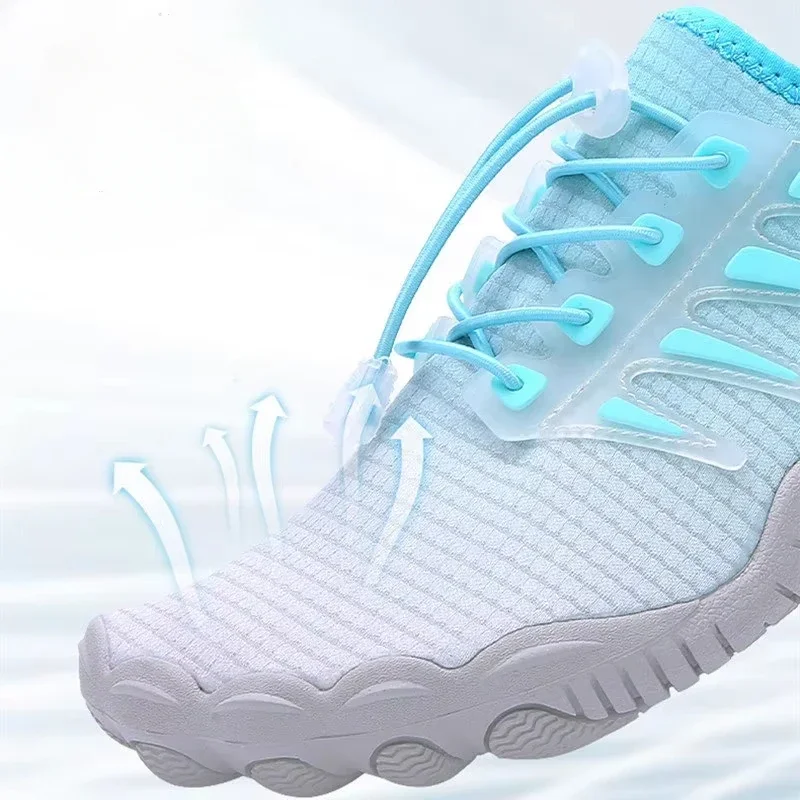 Women Upstream Barefoot Beach Aqua Shoe Non Slip Men Quick-Dry Surf Boat Beach Comfortable Water Shoe Breathable Wading Shoes 2