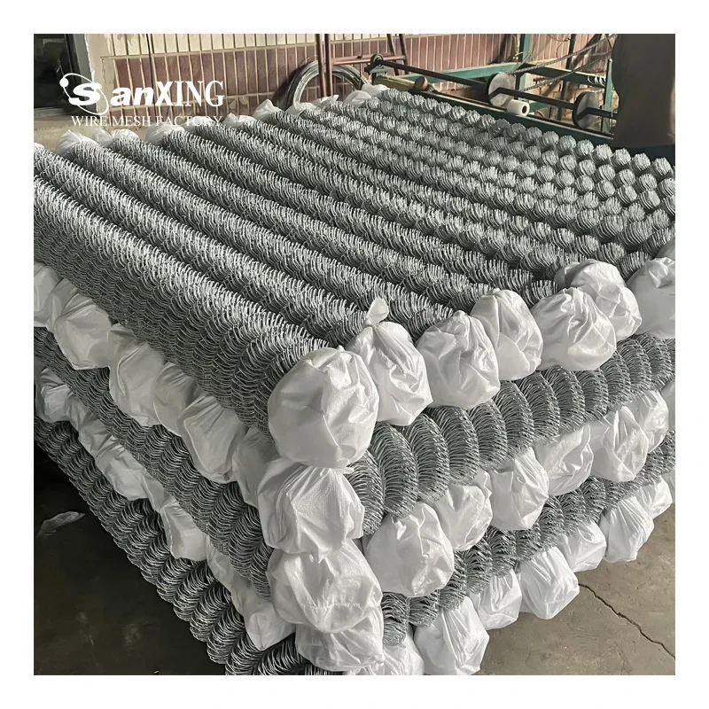 Sustainable Wholesale Industry Used hot Dipped Galvanized PVC coated Iron Wire Mesh Chain Link Fence For Baseball Fields 2