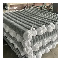 Sustainable Wholesale Industry Used hot Dipped Galvanized PVC coated Iron Wire Mesh Chain Link Fence For Baseball Fields 2