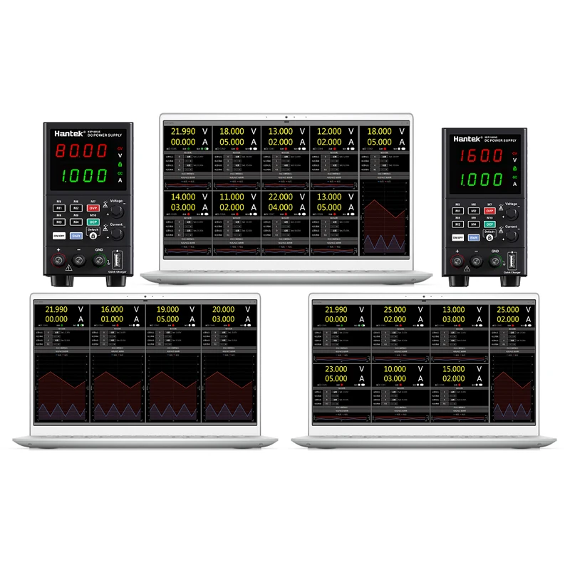 Hantek 프로그래밍 가능한 DC 전원 공급 장치, 4 자리 디지털 디스플레이 압력 조절기, USB 고속 충전, HDP135V6A HDP135V6 HDP135V6S