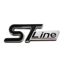 Premium Metal Automotive Stickers for Middle Grille, Rear, and Fender