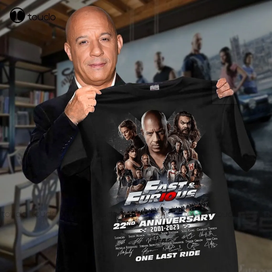 Camicia Veloce E Furiosa Grazie Per I Ricordi Camicia Fast X Movie Shirt Fast And Furious Anniversary Tee Shirt Xs-5Xl