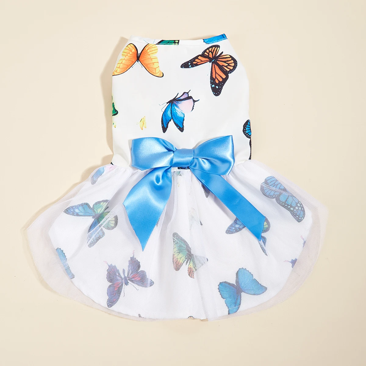 Butterfly Printed Dog Dress - Image 4