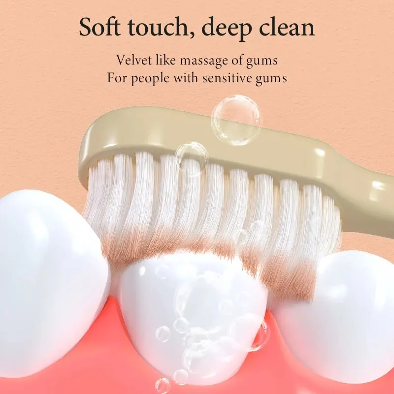 soft toothbrush toothbrush set 7PCS Multi-Color Pointed Wire Wide Head Soft Bristle Toothbrush Detachable Couple Manual Toothbrush for Home Use