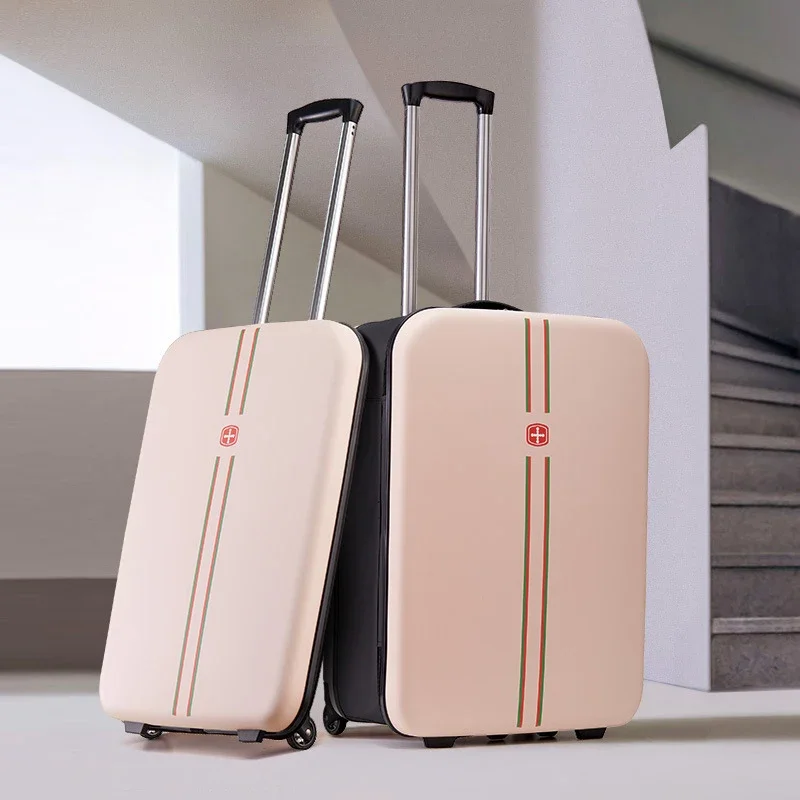 New Arrival Folding Trolley Bag 20 “24” Luggage Case for Business Travel Lightweight Foldable School Suitcase Fashion Trunk Gift 4 New Arrival Folding Trolley Bag 20 "24" Luggage Case for Business Travel Lightweight Foldable School Suitcase Fashion Trunk Gift 4