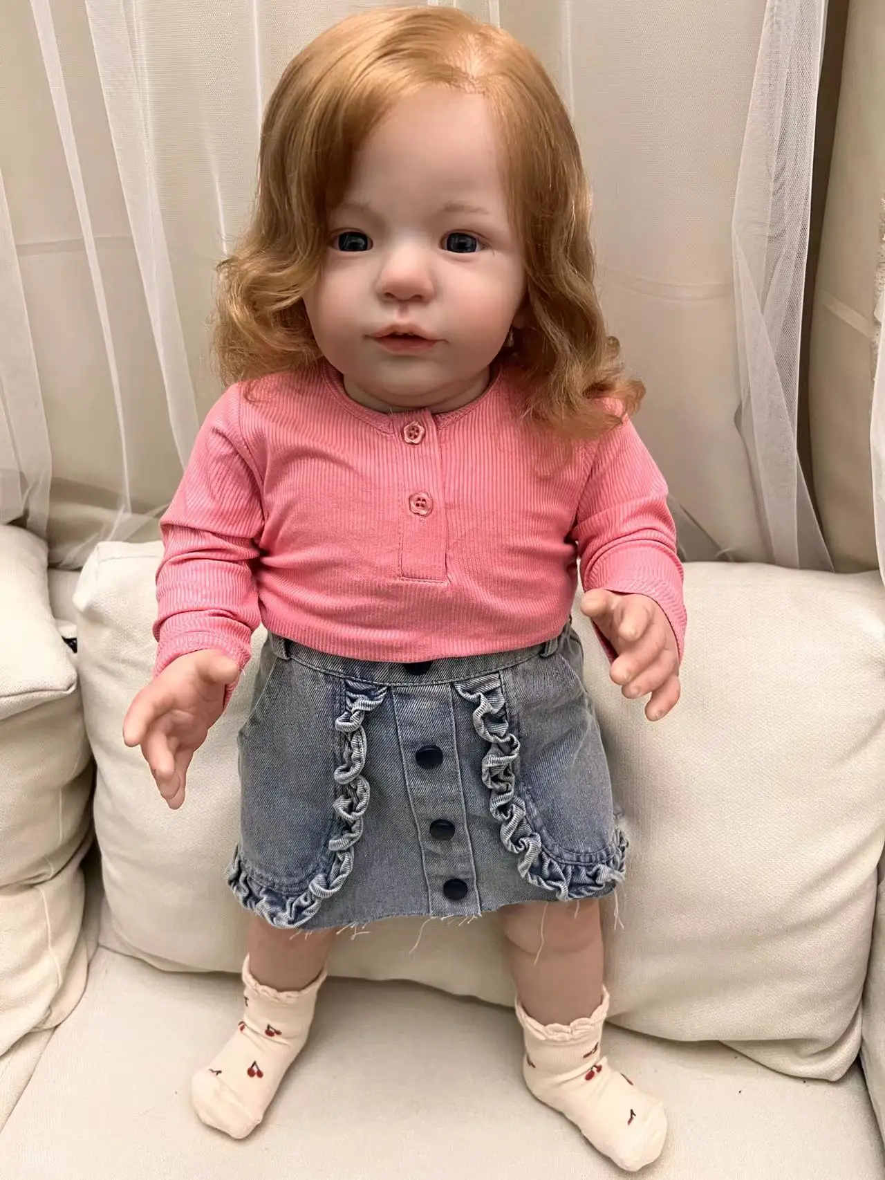 FBBD 72CM Real Photos Bebe Reborn Vito With Hand-Rooted Hair Standing  Vision Already Finished Dolls For Girl Toys For Children - AliExpress