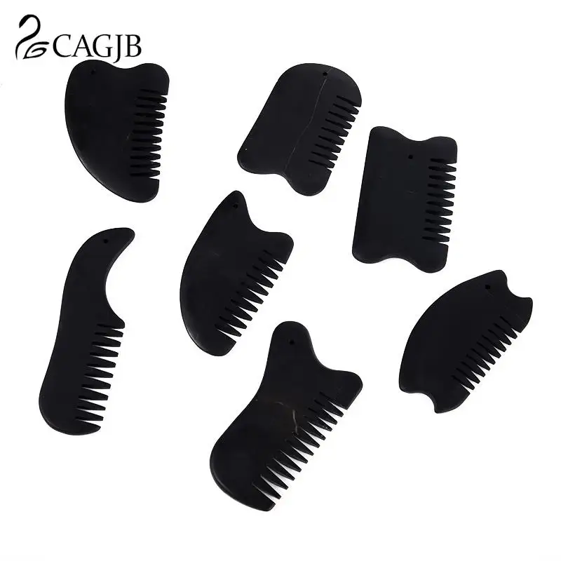 

1PC Natural Jade Comb Face Scalp Gua Sha Massager Comb Tools Body Acupuncture Stick Beauty Health Scraper Massage Tool