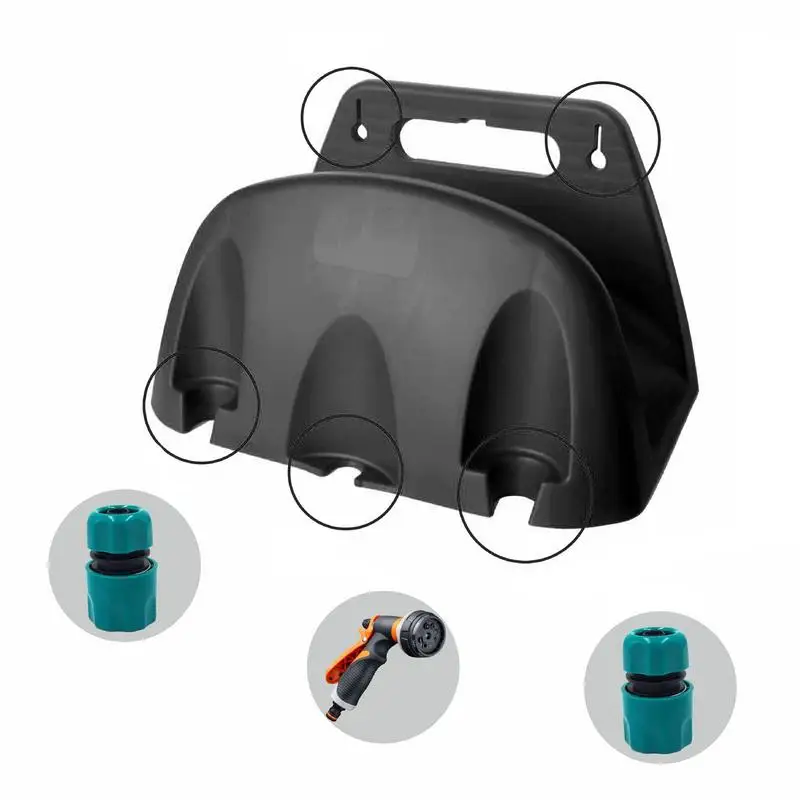 Wall Mounted Hose Rack Hose Holder Heavy Duty Water Hose Holders for Outside Hose Storage Reel  Hose Hooks for Extension Cords