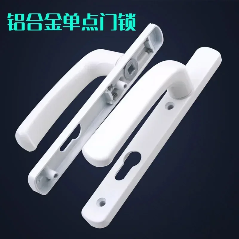 Aluminum Alloy Single Point Door Lock, Aluminum Alloy Door Handle, 85+30 Lock Body Lock