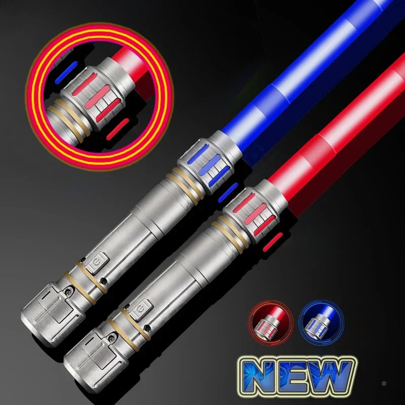 

Lightsaber 80cm RGB Laser Sword Toys Light Saber 7 Colors Change Kids Telescopic Force FX FOC Blaster Toys Jedi Sword Boys Gift