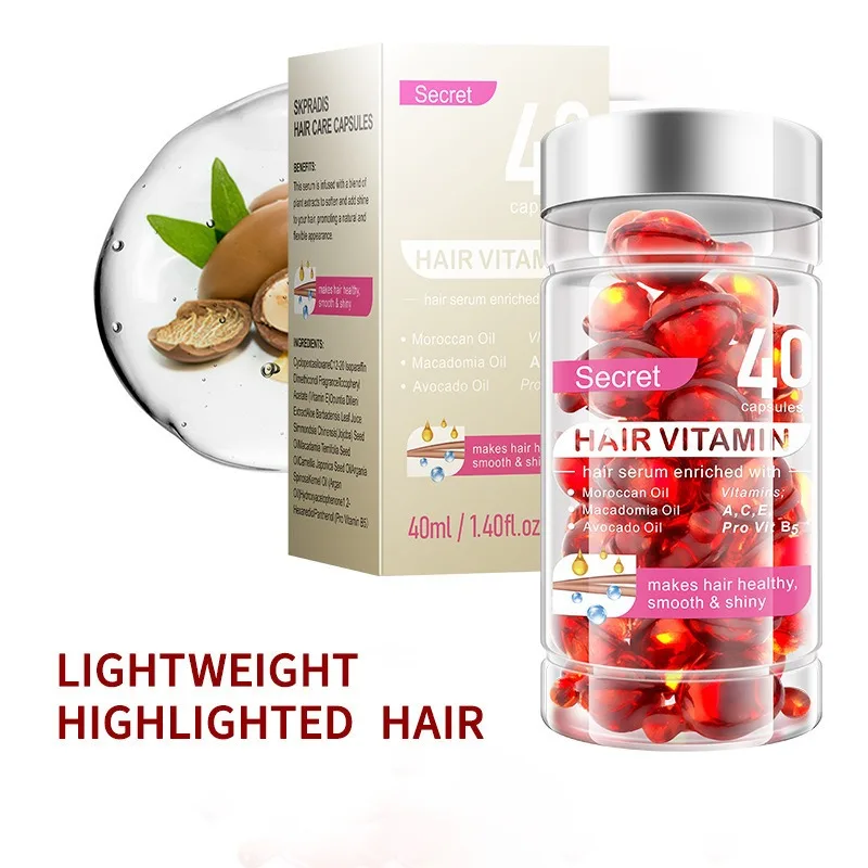 Hair Serum Improves Frizzy Hair, Leave-in Capsule Oil. - 2