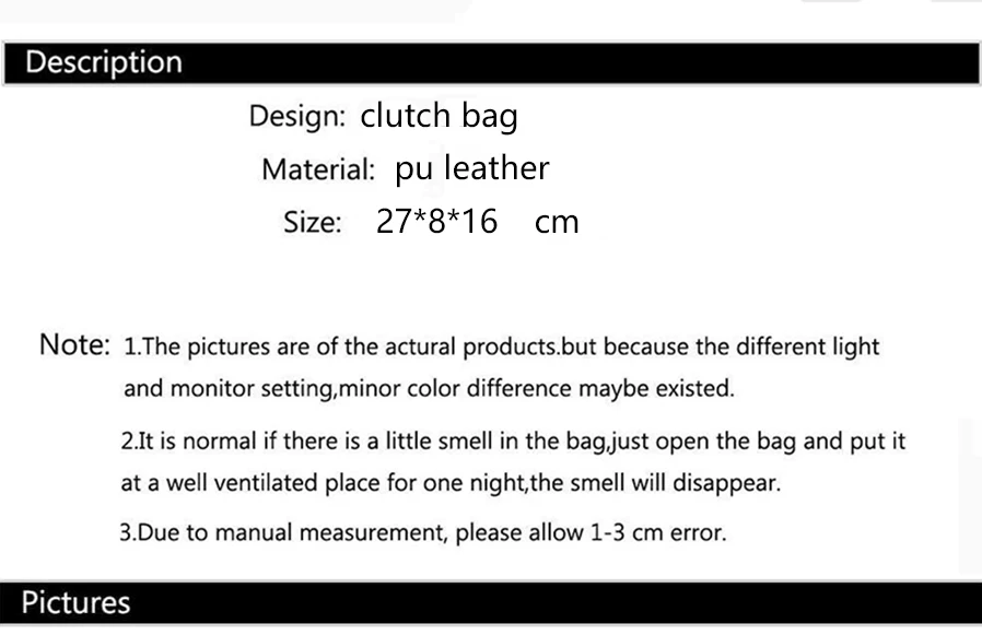 Einfache, vielseitige Abendhandtaschen für Damen, einfarbig, mit Nieten und plissiertem Design, Damen-Clutch, weiche PU-Leder-Geldbörse – Detail 1
