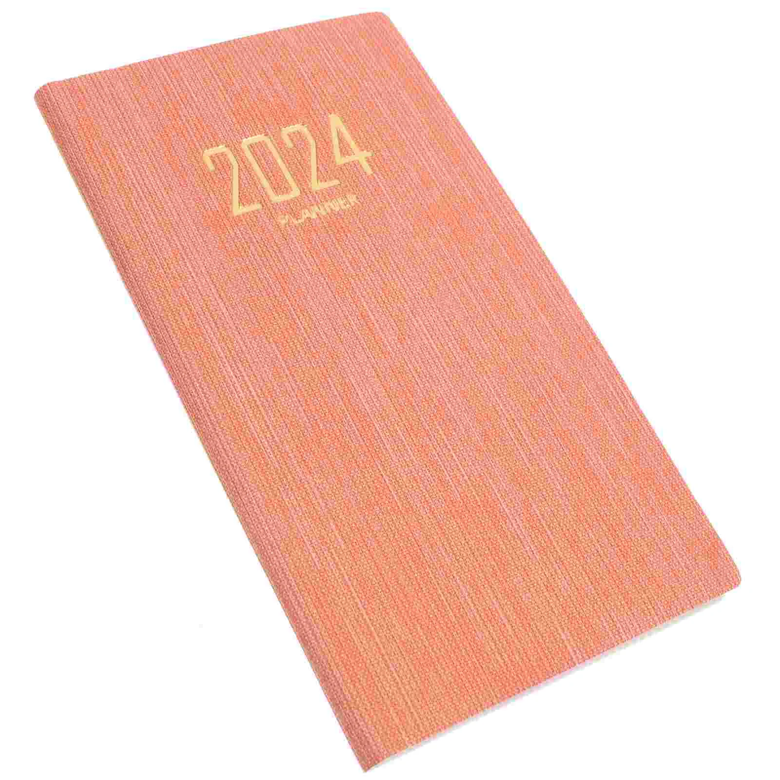 

Christmas Nomes English Planner Book Agenda Note Portable Notepad Imitation Notebook 2024
