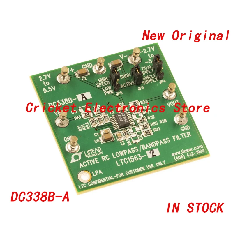

DC338B-A Active RC 4-й заказ Lowpass Filter Family Development Tool