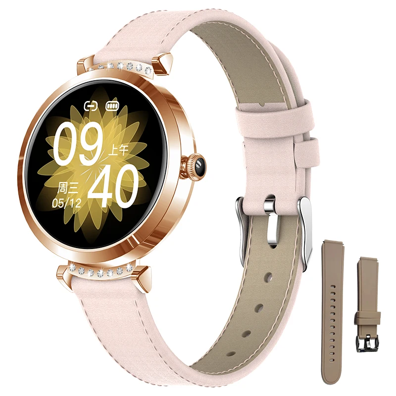 2022 New Smart Watch Women Heart Rate Health Monitoring Sport Fitness Tracker IP68 Waterproof Smart Alarm Clock Smartwatch Ladie 