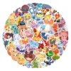 102Pcs Pokemon Stickers Kawaii Pikachu Skateboard Bicycle Guitar Laptop Kids Waterproof Stiker Anime Stickers Graffiti Character 2