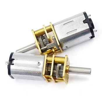 GA12-N20 마이크로 메탈 기어 모터 기어 휠 기어 모터, DC 3V, 6V, 12V, 30RPM, 50RPM, 60RPM, 100RPM, 150RPM, 200RPM, 300RPM, 600RPM, 1000RPM
