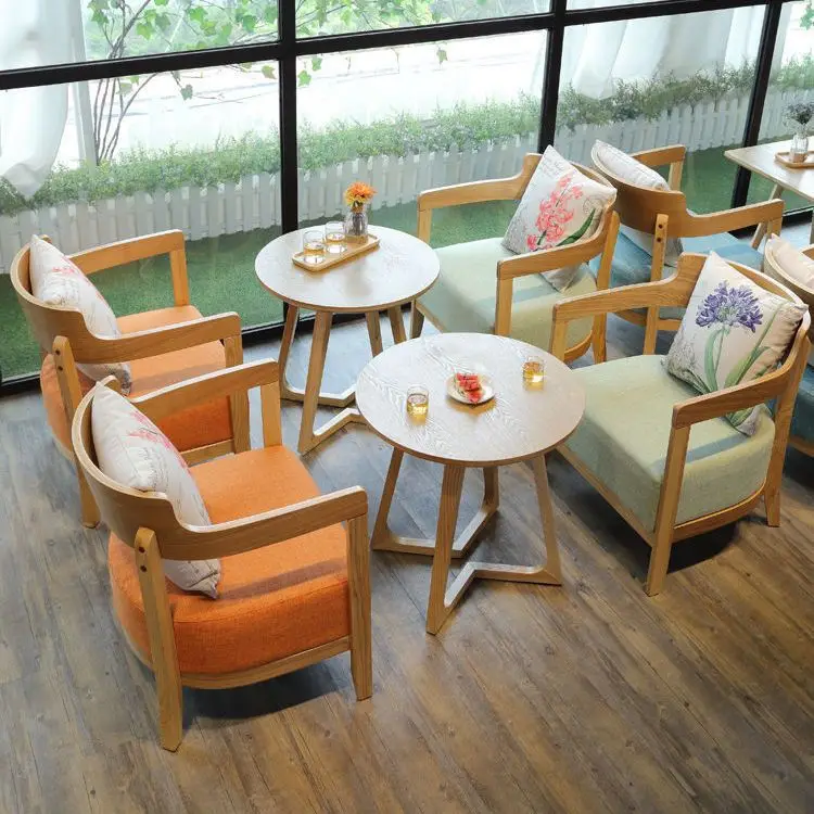 Coffee Wood Round Table Nordic Leather Arm Chair Cafe Stackable Entertainment Center Modern Square