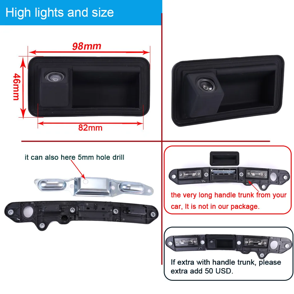 차량용 역방향 카메라, VW 골프 플러스 521 5M1 MK5 Bj 2005-2013 VW 제타 11 3 1K2 2.0TDI Bj 2006- 2010 VW 투란 1T1 1T2 1T3 Bj