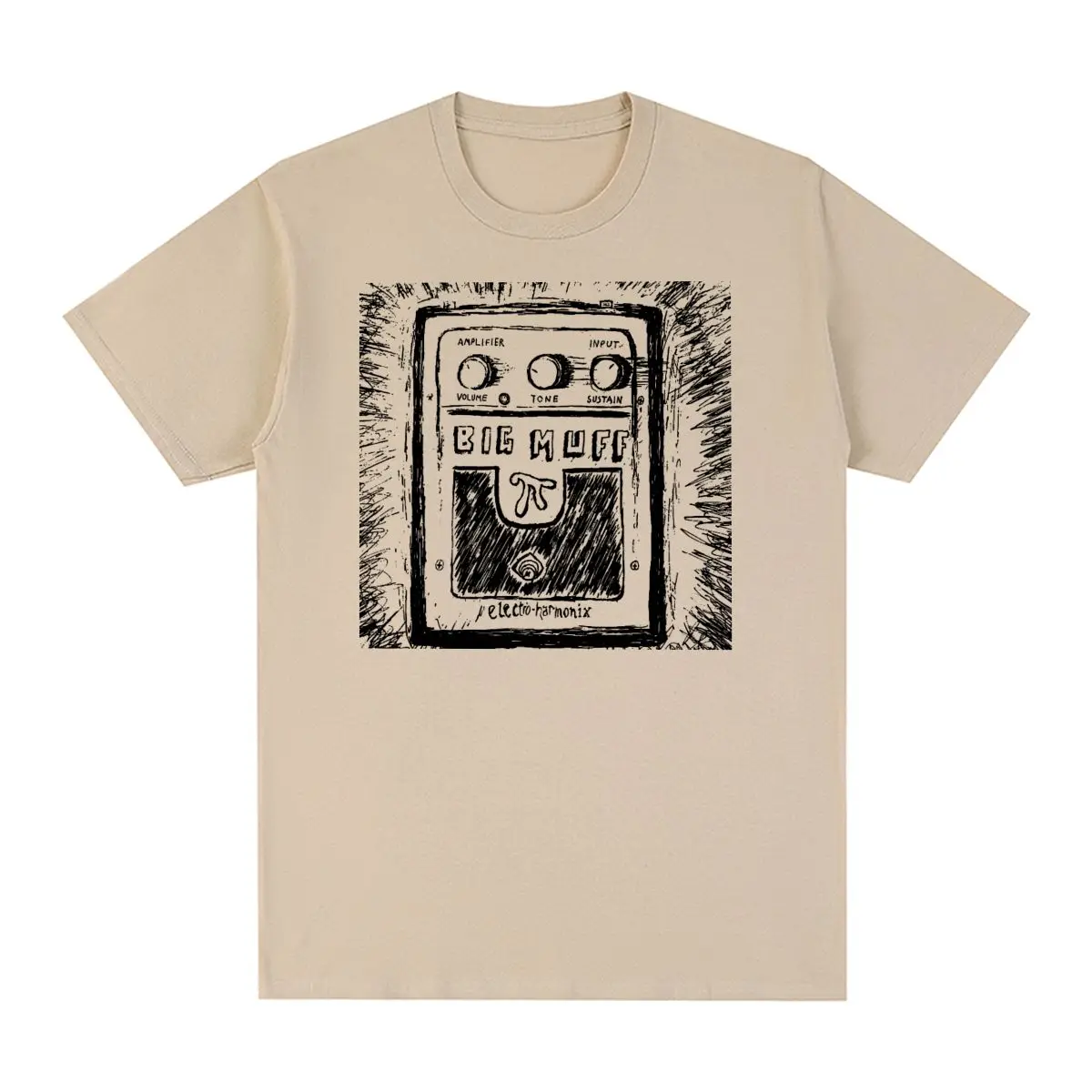 Big Muff Vintage Tshirt Cotton Guitar Pedal Effect Shoegaze Men T
