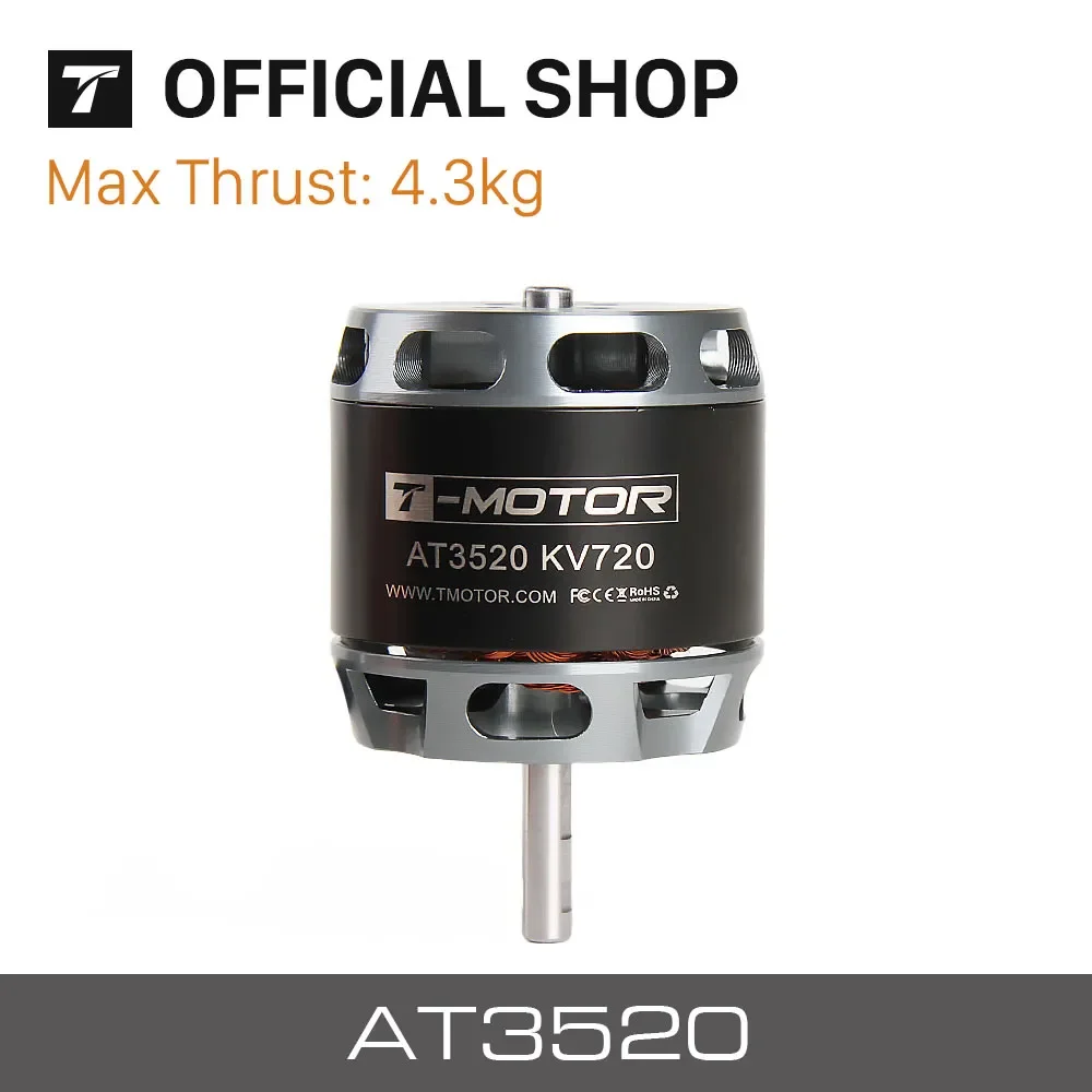 

T-MOTOR AT3520 Long Shaft KV550 KV720 KV850 brushless motor