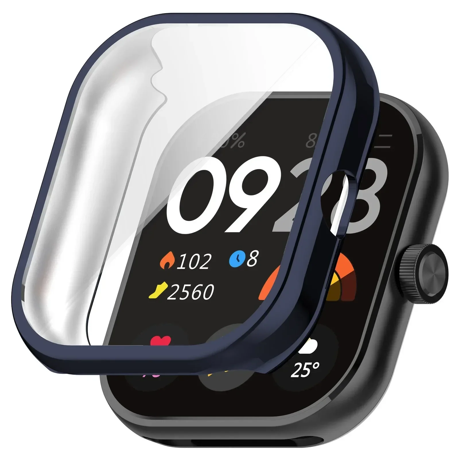 Soft TPU Full Coverage Protector Case for Smartwatch - Plated Bumper Shell