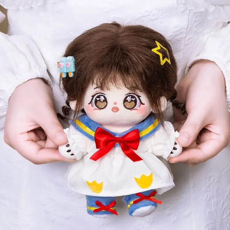 20cm cotton doll clothes, baby clothes, cute yellow duck set, doll clothes, attribute free replacement, in stock 5