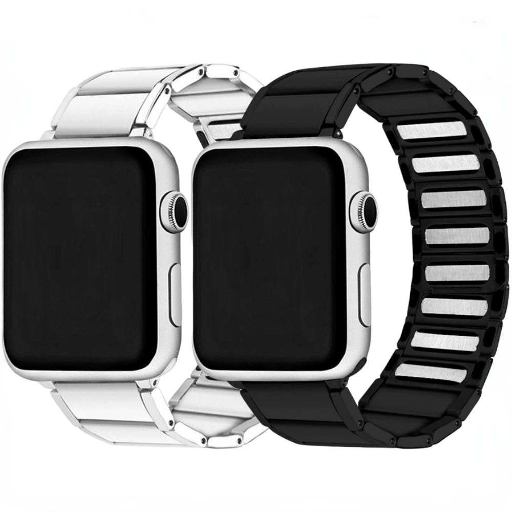 

Metal Strap For Apple Watch Band 45mm 41mm 44mm 40mm 42mm 38mm Magnetic Link Bracelet Wristband iWatch 7 6 5 4 3 SE 8 Ultra 49mm