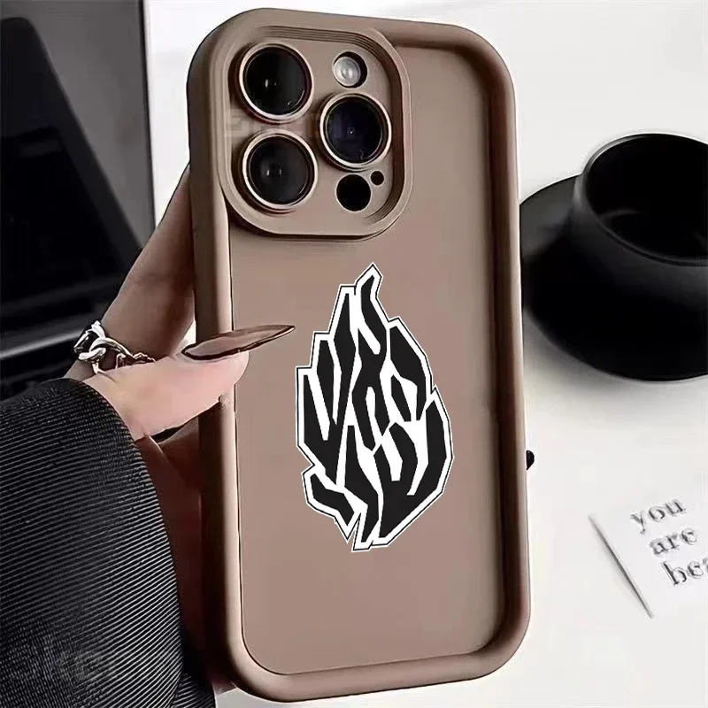 Stylish Black Flame Silicone Shockproof Phone Case