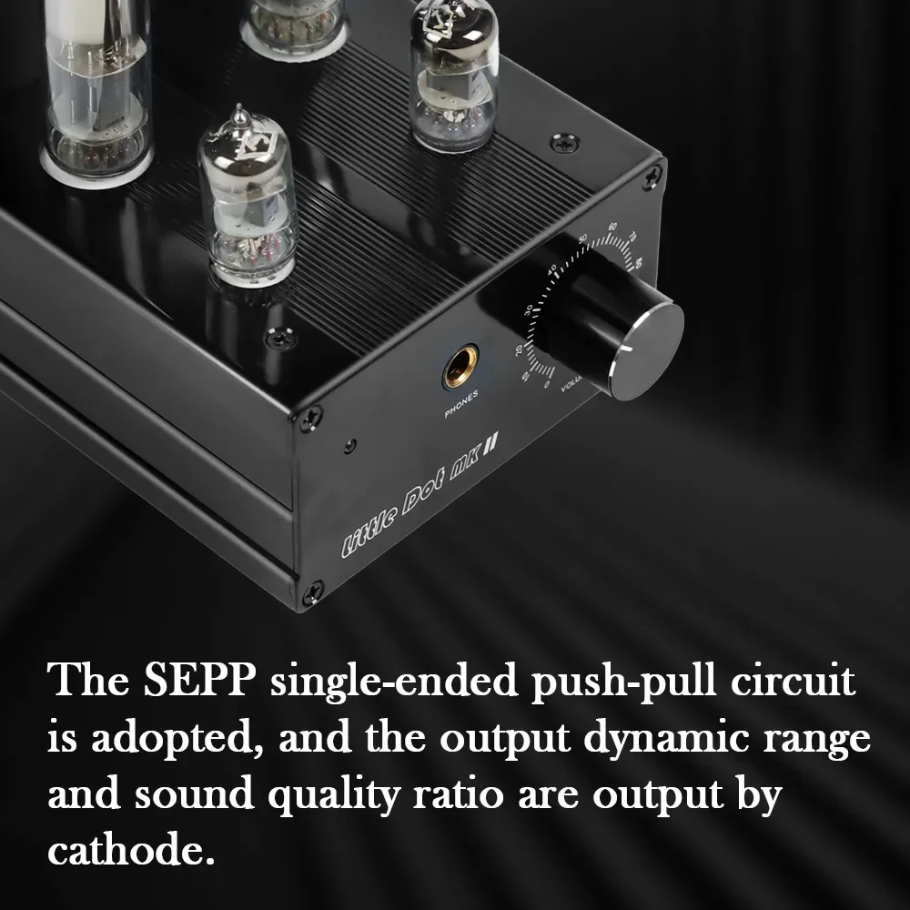 Little Dot MK2 MK 2 Vacuum Tube HIFI Headphone Audio Earphone Amps DAC Amplifier EXQUIS 6J1 6N6 Lamp Headset Amplifier