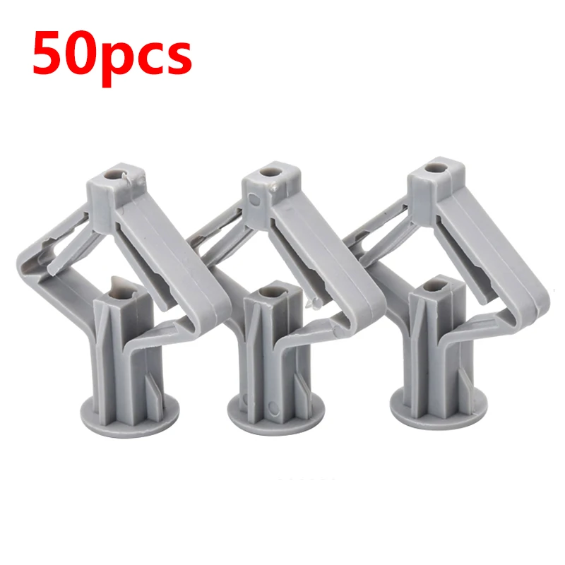 200 PCS M8 Aircraft Expansion Bolts – Plastic Hollow Wall Anchors For Gypsum Board, Drywall & Curtain Wall Installation