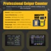 HoldPeak Nuclear Radiation Detector Geiger Counter X-ray γ-ray β-ray Detector Marble Radioactivity Tester Personal Dosimeter 3