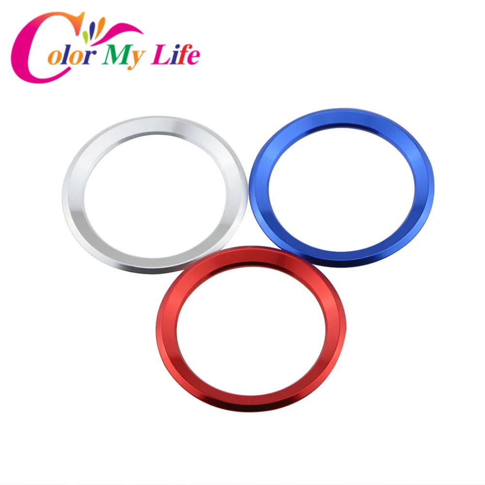 Car Styling Stickers Steering Wheel Ring Circle For BMW M3 M5 E36 E46 E60 E90 E92 X1 F48 X3 X5 X6