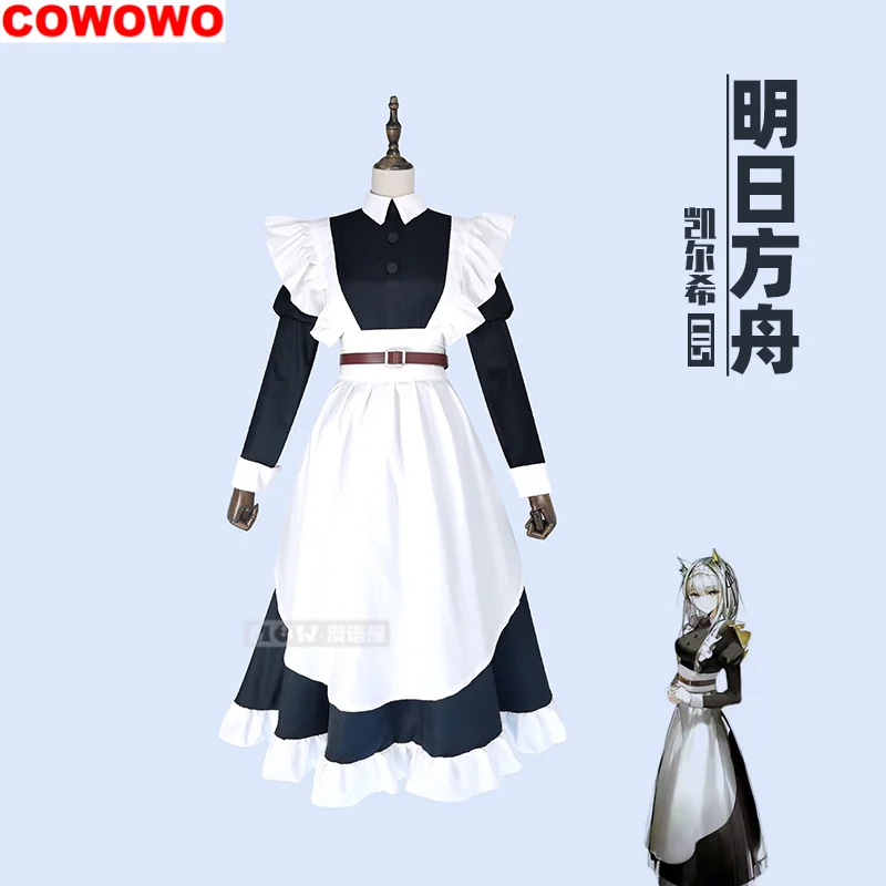

Arknights Rhodes Island Kal Tsit Maid Dress Cosplay Costume Cos Game Anime Party Uniform Hallowen Play Role Clothes Clothing