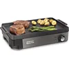 Hamilton Beach Professional Cast Iron Indoor Electric Grill & Griddle,10"x16" Preseasoned Cooking Surface,Adjustable Temperature 1