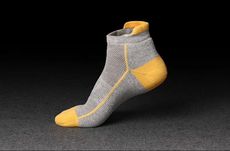 5 Paar/Set Herrensocken aus Baumwolle für Sport, Basketball, Laufen, Hochwertige Komfortable Atmungsaktive Neue Männer-Socken – Detail 10