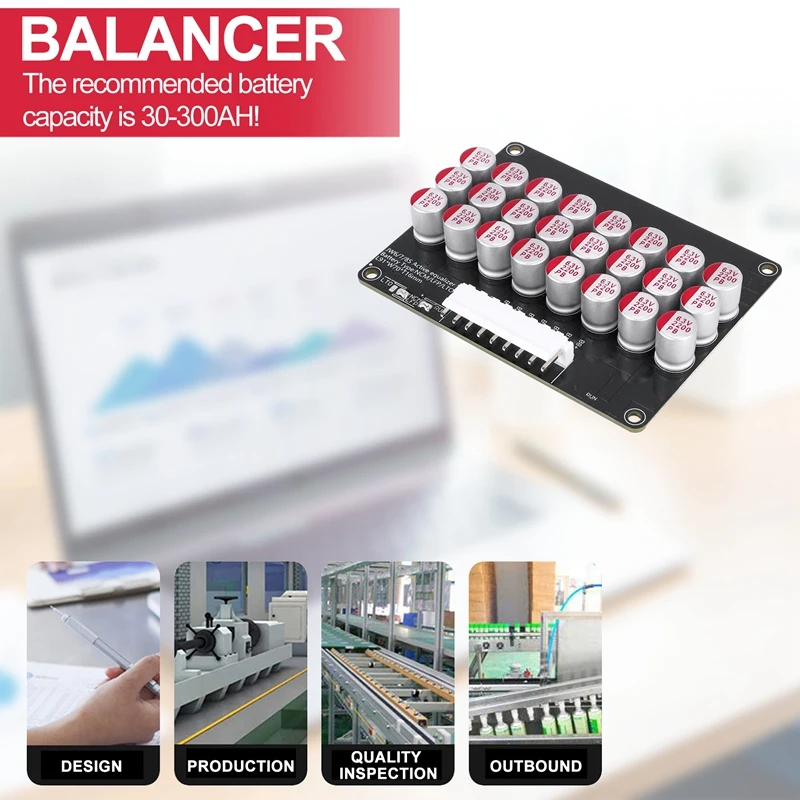 8S Active Equalizer Balancer Lifepo4 Lipo LTO Battery Energy Equalization Capacitor BMS Board
