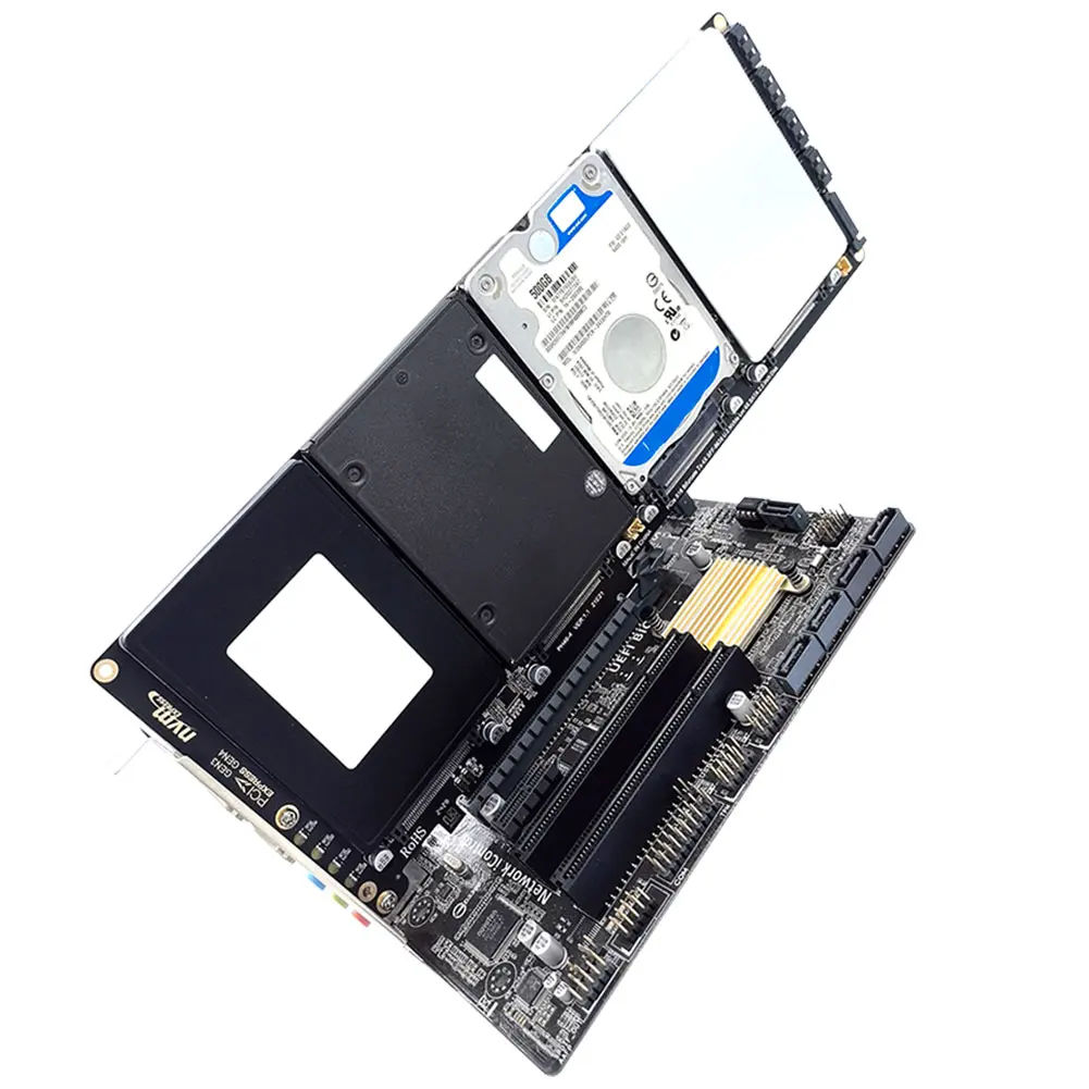 PCIe 4.0 16X SATA Adapter Card for PC Motherboard