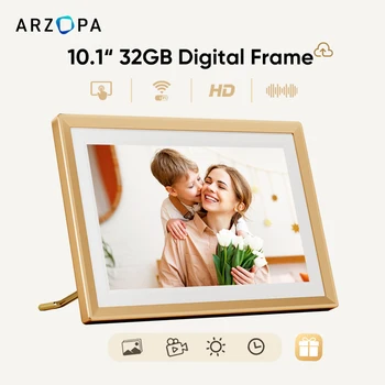 ARZOPA Metal Digital Picture Frame WiFi 10.1" 1