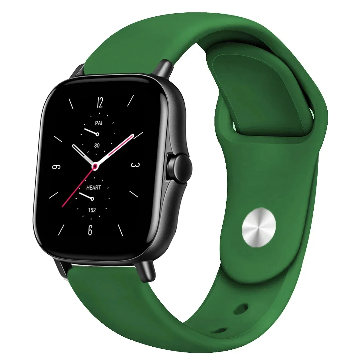 Silicone Sport Watch Band - 20mm/22mm Adjustable Strap
