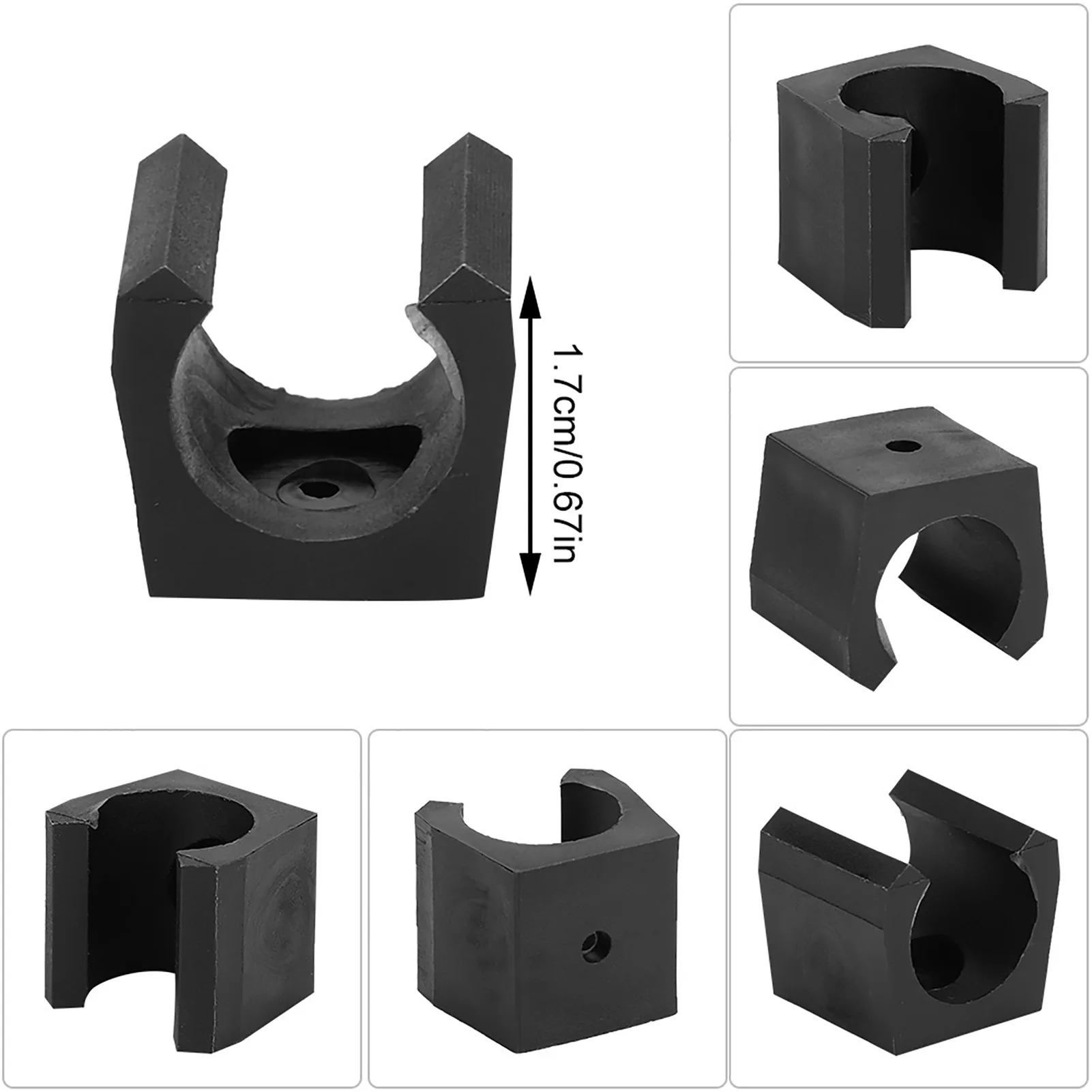 Fishing Rod Holder Plastic Billiards Pool Single Holder Rod Organizer Carrier Accessory