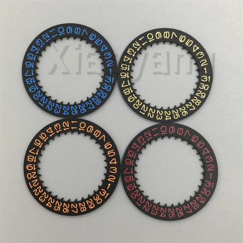 Multicolor Calendar Disc for Watch Movement Repair and Modification
