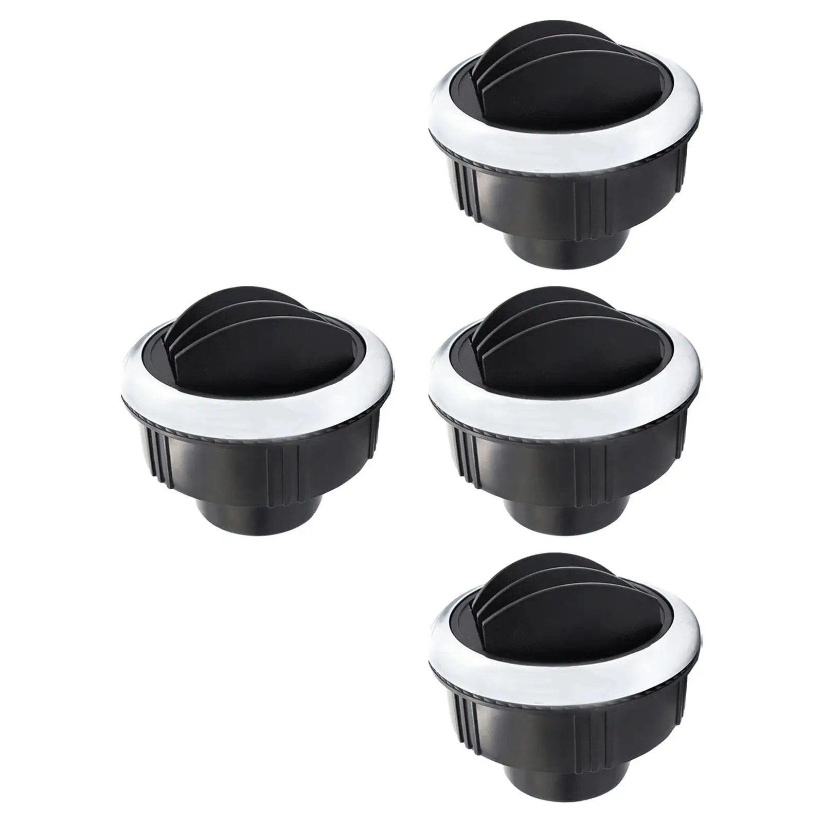 4 Pieces RV Bus Air Conditioning Outlet Vent Replace Parts Accessories Round