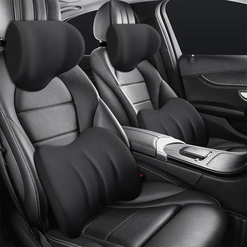 

Ergonomic Car Seat Headrest & Lumbar Cushion Driver's Seat Backrest Neck Pillows Car Seat Cushion Lumbar Support