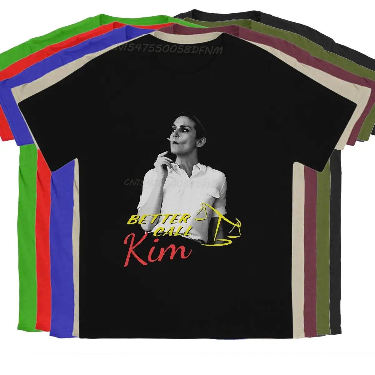 

Men's Kim Print Classic T-shirts Better Call Saul Jimmy TV Cotton Kawaii Clothes Vintage Men T Shirts Camisas Tee Shirt Present