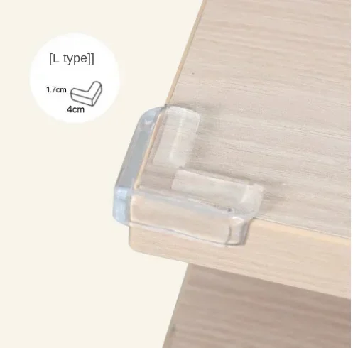  안전 실리콘 테이블 코너 보호대 가구 가장자리 보호대, 어린이 투명 충돌 방지 가장자리 가드