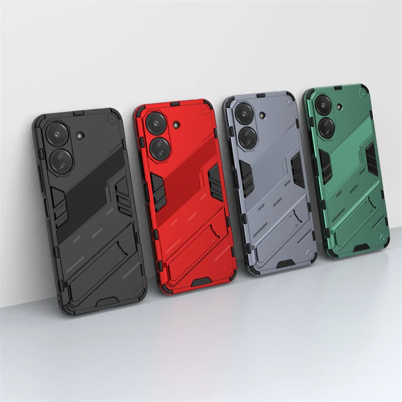 Per Xiaomi Redmi 13C Custodia Per Xiaomi Redmi 13C Cover Protettiva Punk Armor Capa Shell Kickstand Cover Per Telefono Xiaomi Redmi 13C